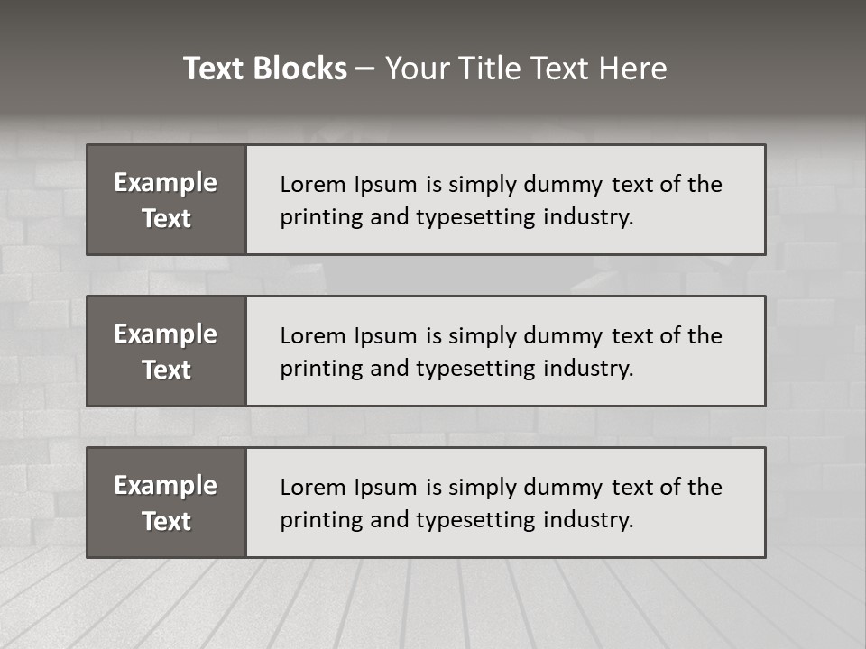 Grunge Destruction Illustration PowerPoint Template