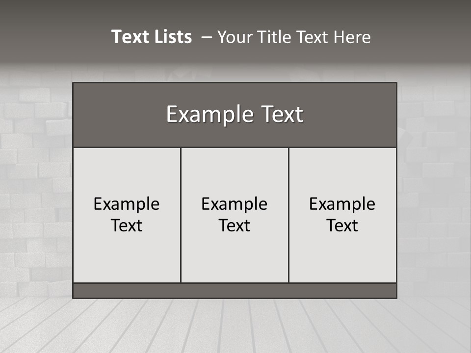 Grunge Destruction Illustration PowerPoint Template
