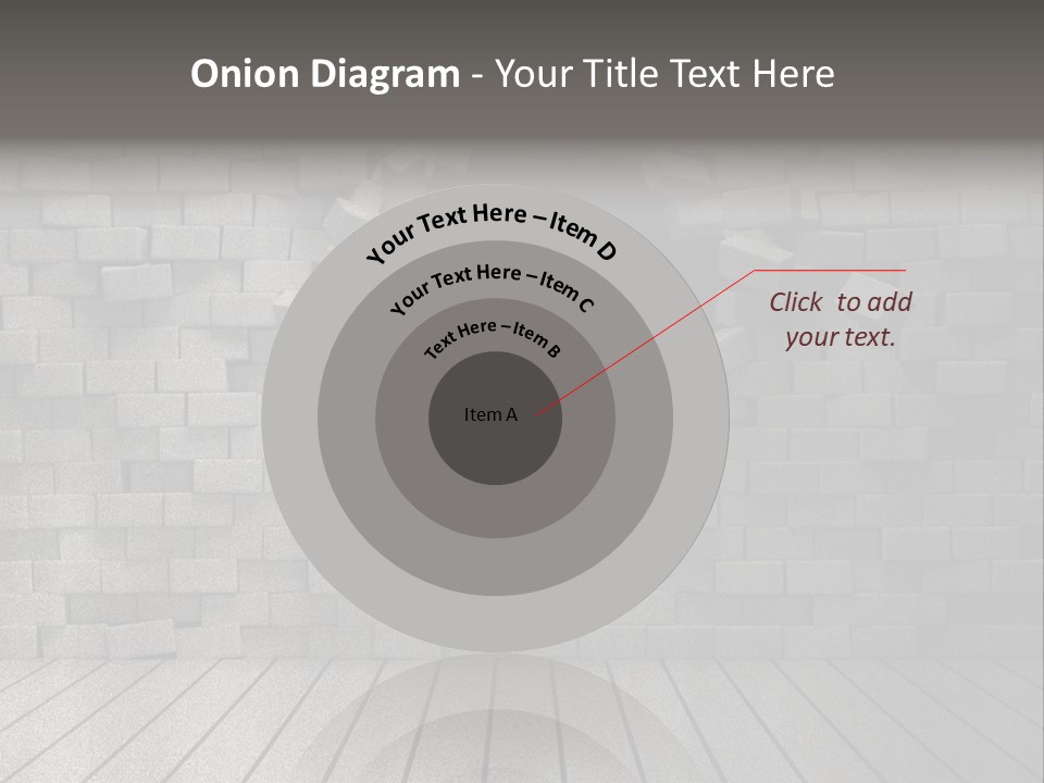 Grunge Destruction Illustration PowerPoint Template