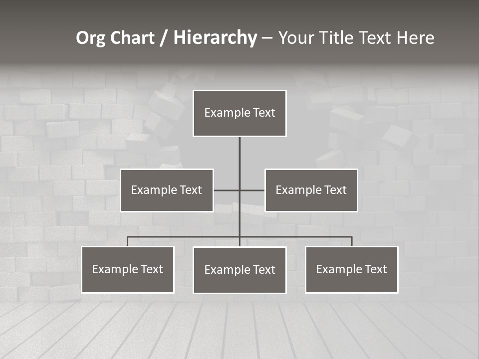 Grunge Destruction Illustration PowerPoint Template