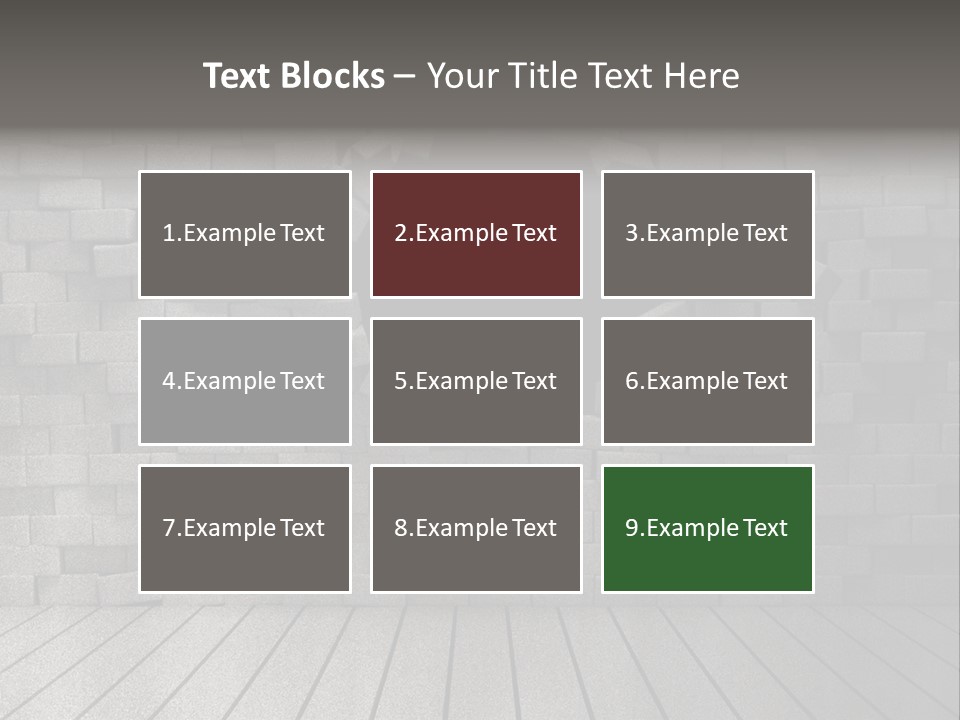 Grunge Destruction Illustration PowerPoint Template
