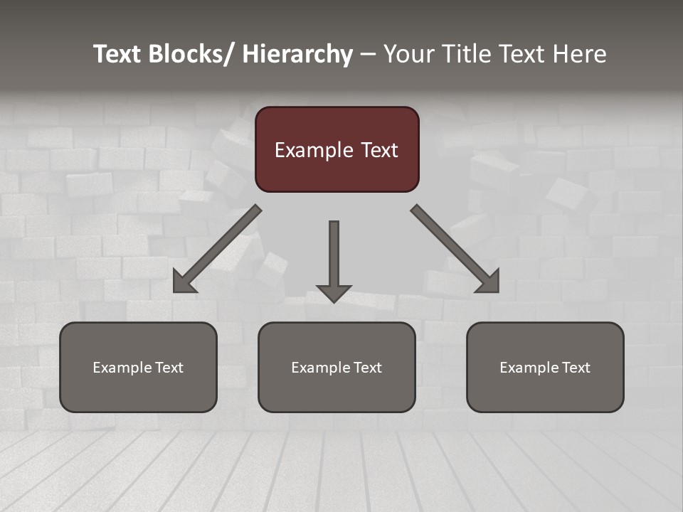 Grunge Destruction Illustration PowerPoint Template