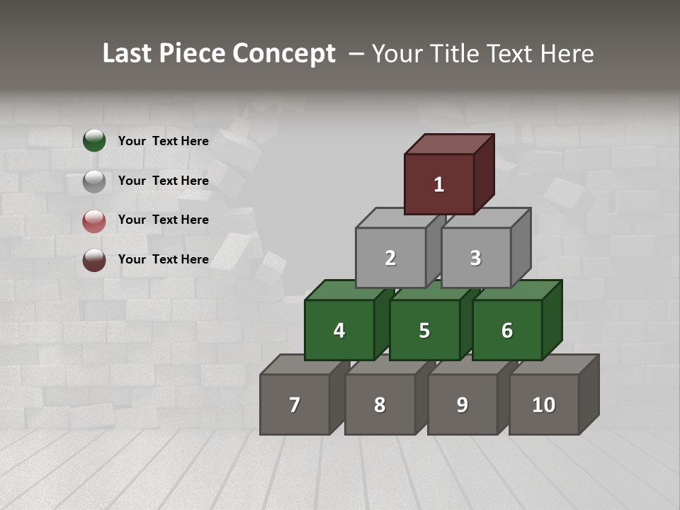 Grunge Destruction Illustration PowerPoint Template