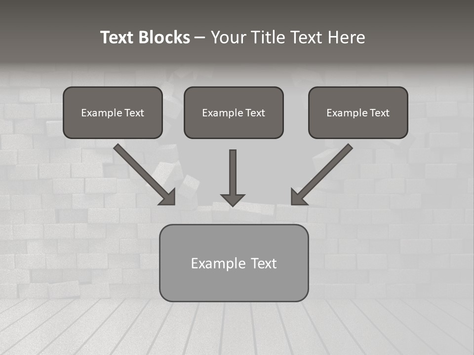 Grunge Destruction Illustration PowerPoint Template