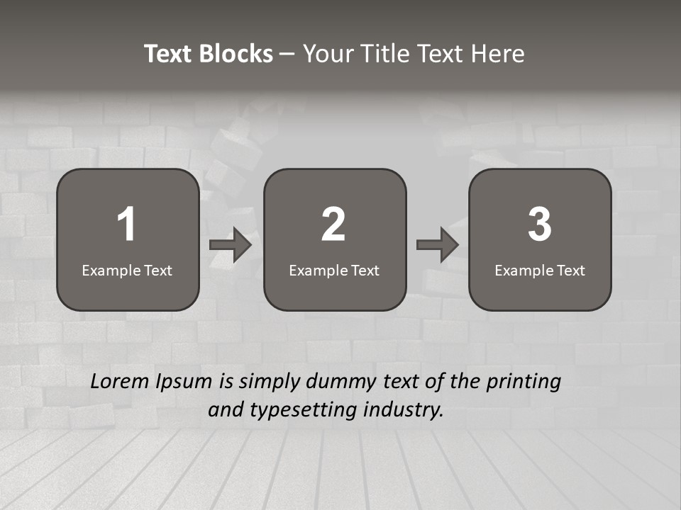 Grunge Destruction Illustration PowerPoint Template
