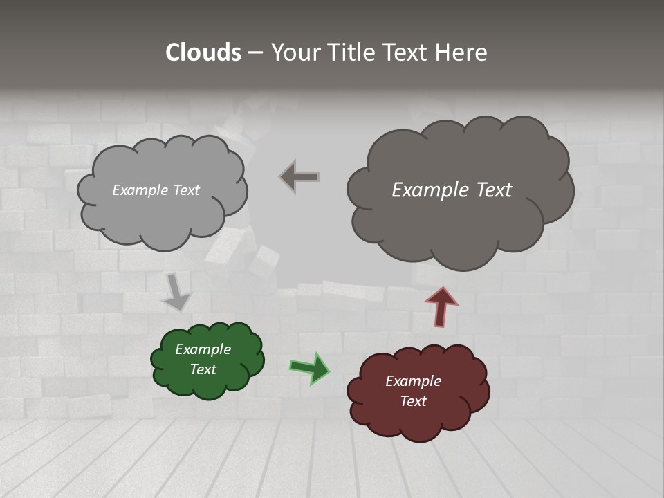 Grunge Destruction Illustration PowerPoint Template
