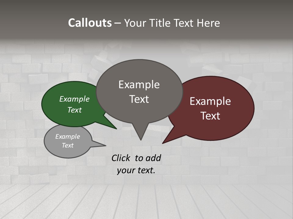 Grunge Destruction Illustration PowerPoint Template