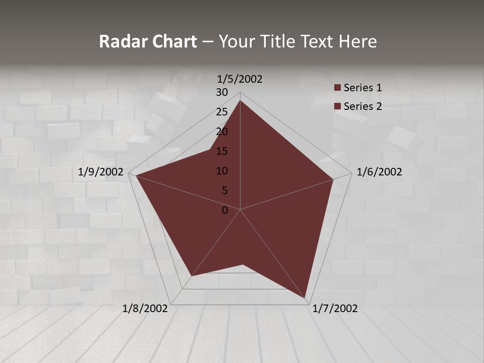 Grunge Destruction Illustration PowerPoint Template