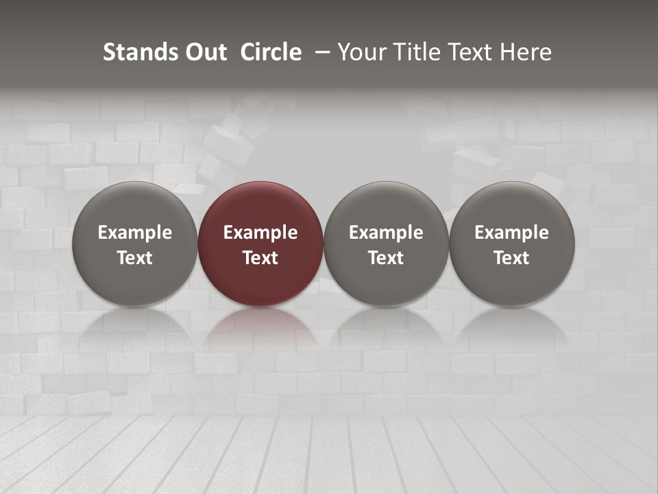 Grunge Destruction Illustration PowerPoint Template