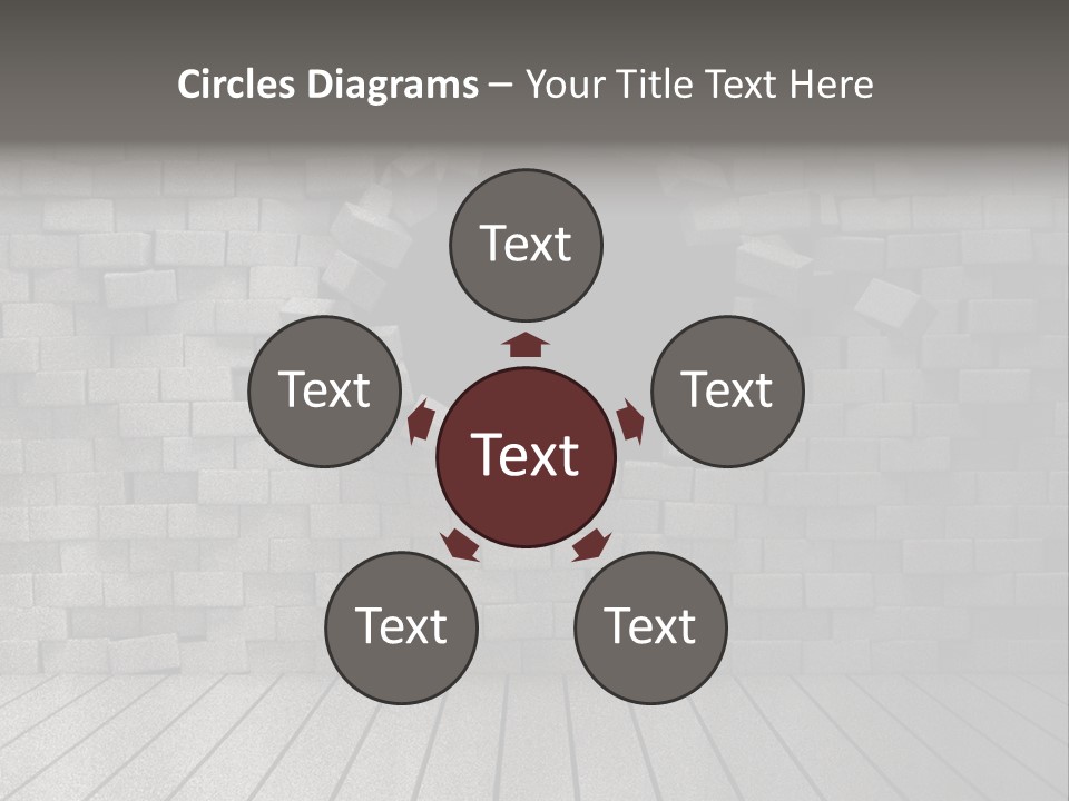 Grunge Destruction Illustration PowerPoint Template