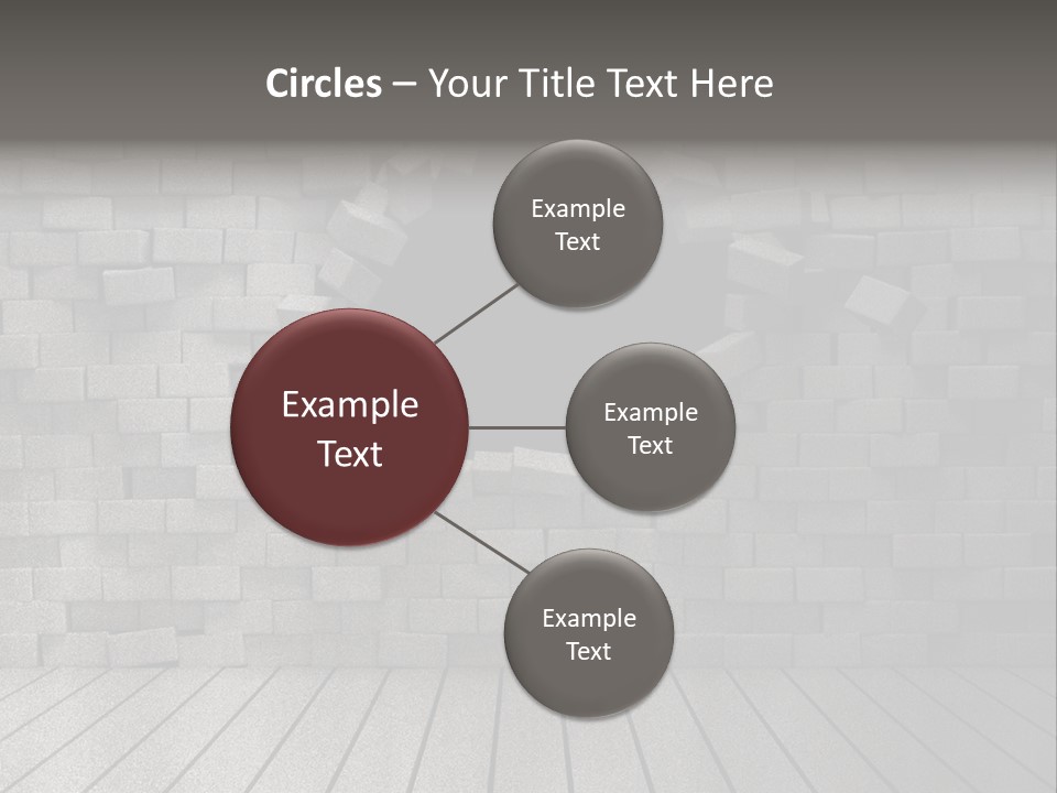 Grunge Destruction Illustration PowerPoint Template