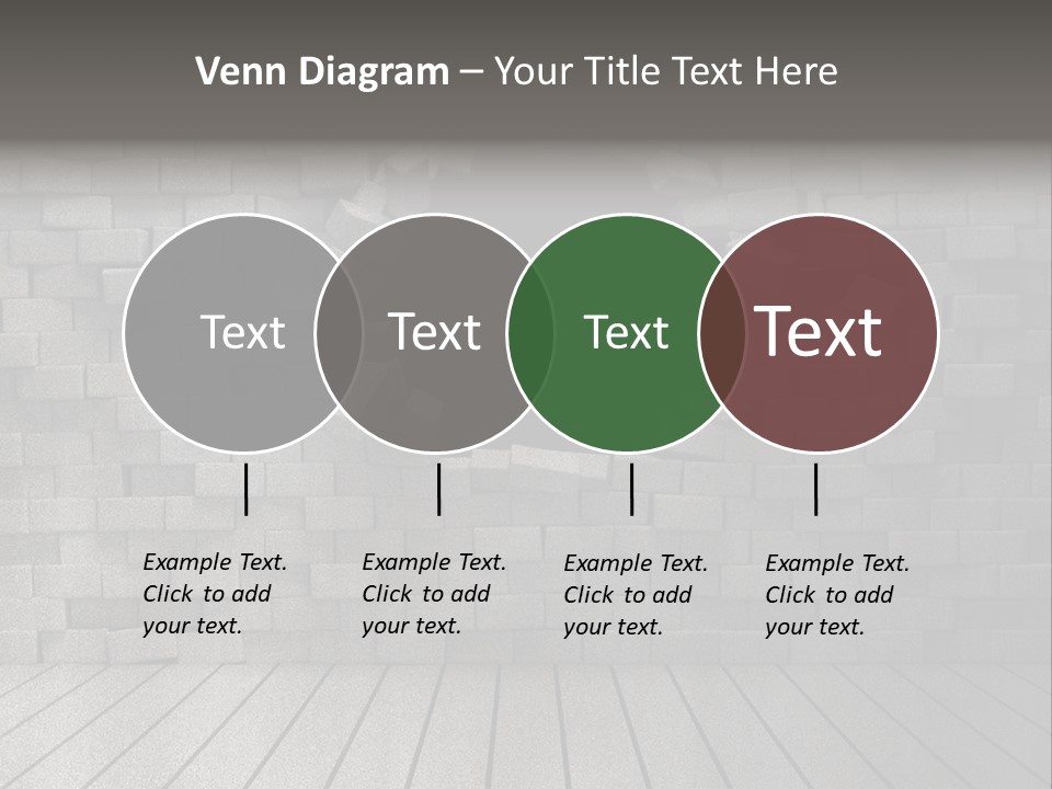 Grunge Destruction Illustration PowerPoint Template