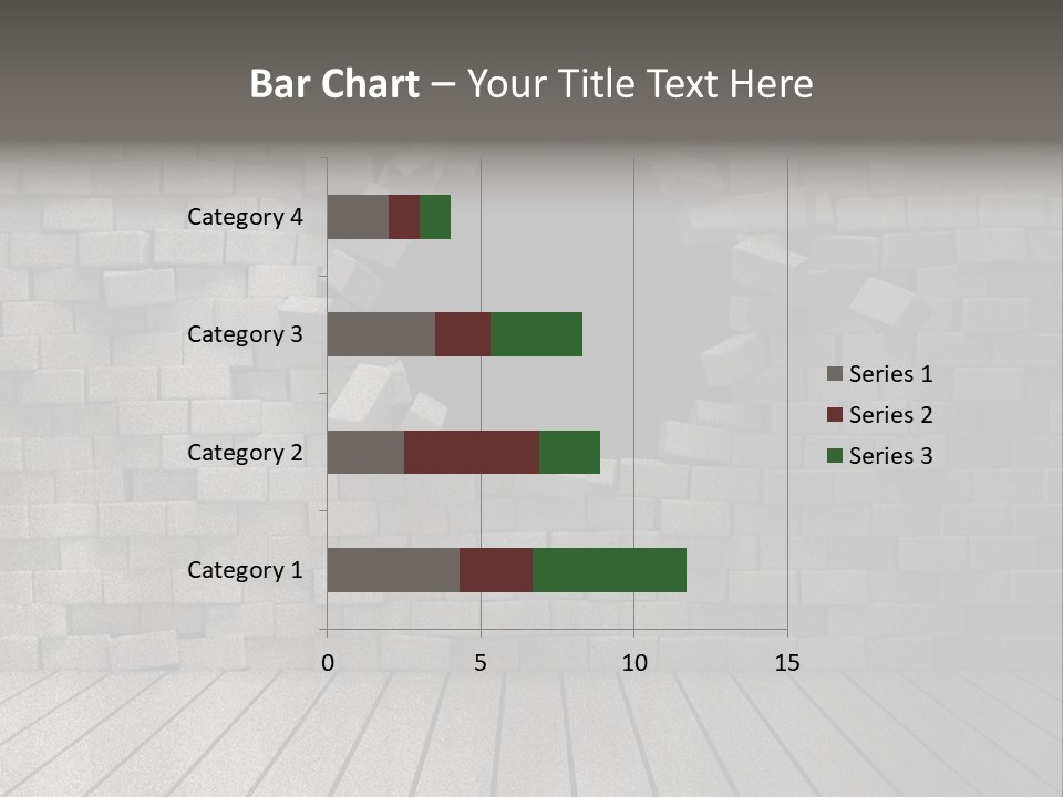 Grunge Destruction Illustration PowerPoint Template
