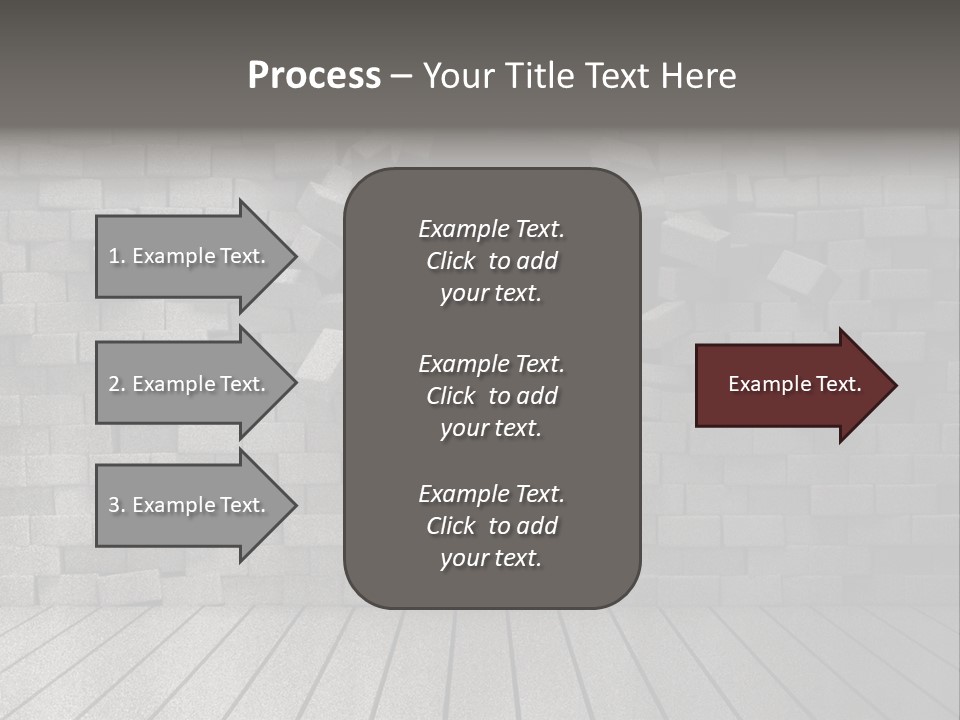 Grunge Destruction Illustration PowerPoint Template
