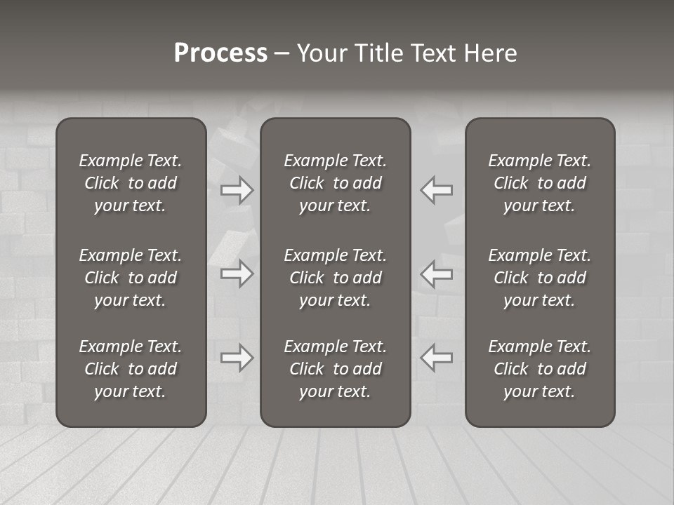 Grunge Destruction Illustration PowerPoint Template
