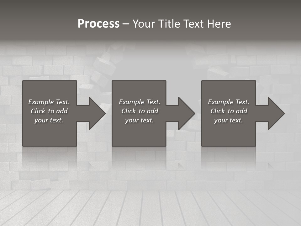 Grunge Destruction Illustration PowerPoint Template