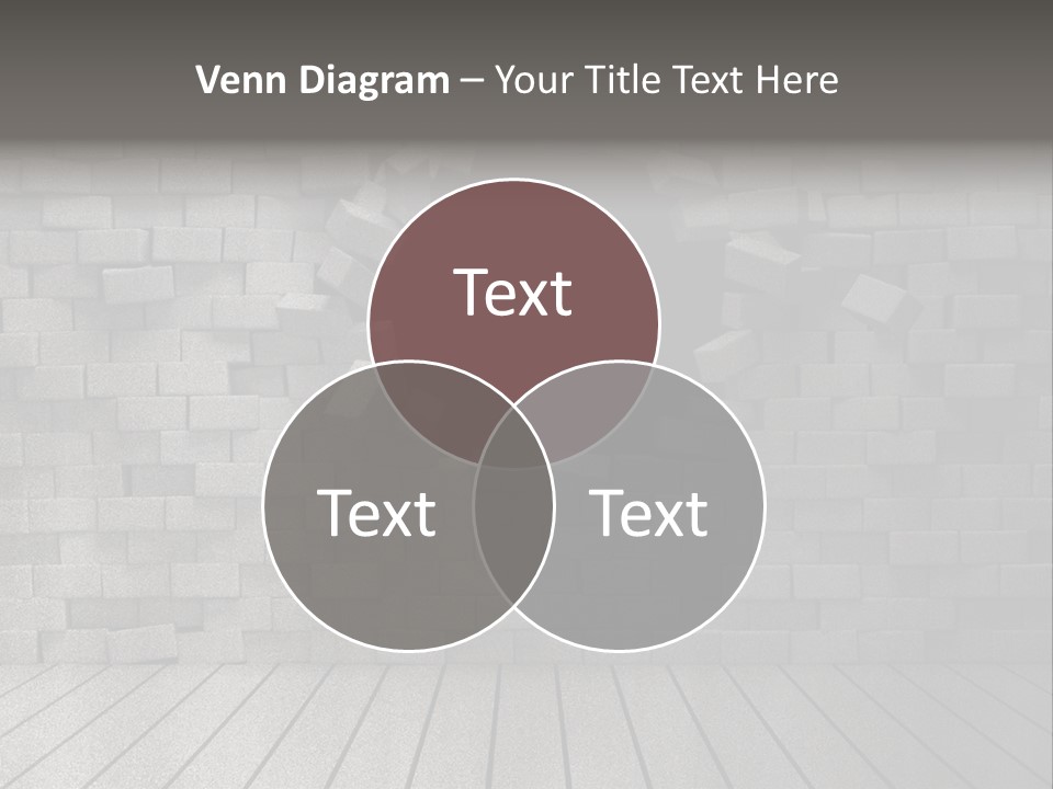 Grunge Destruction Illustration PowerPoint Template