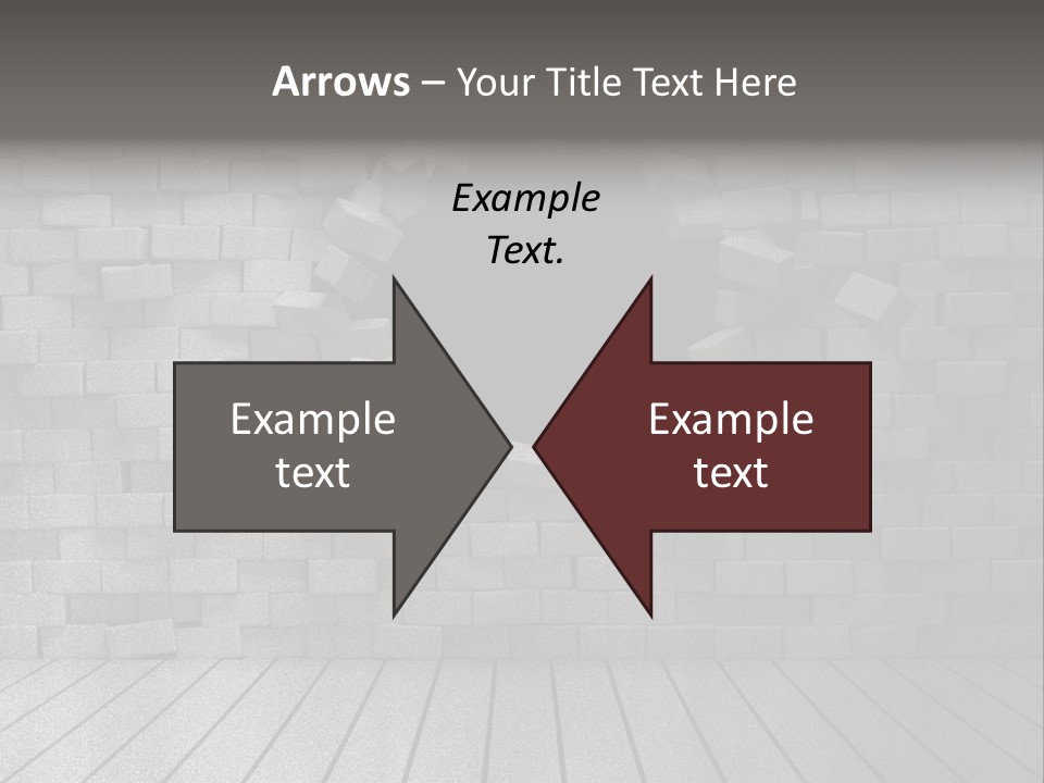 Grunge Destruction Illustration PowerPoint Template
