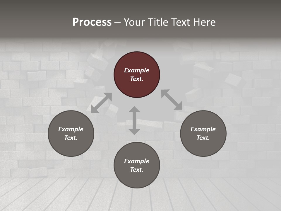 Grunge Destruction Illustration PowerPoint Template