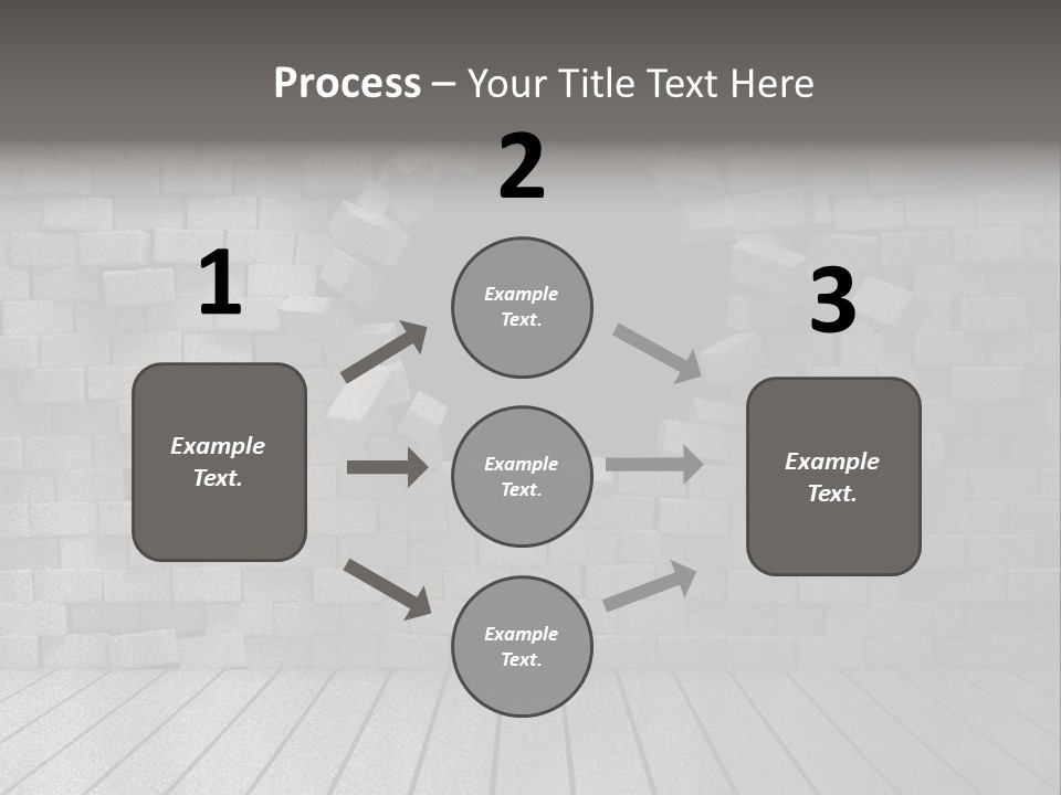 Grunge Destruction Illustration PowerPoint Template