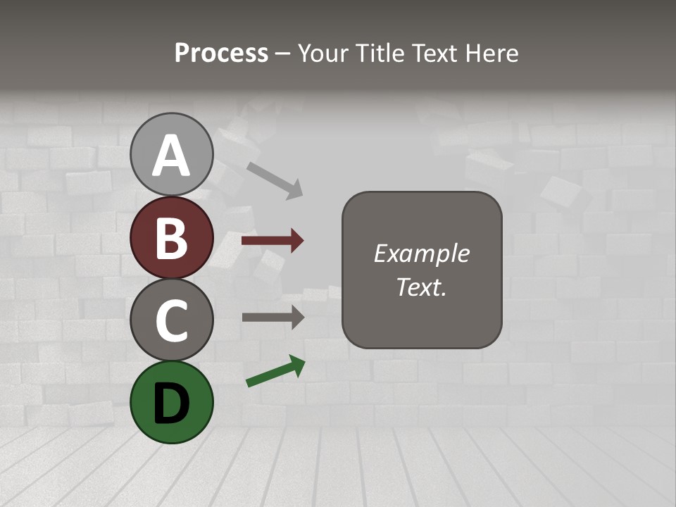 Grunge Destruction Illustration PowerPoint Template