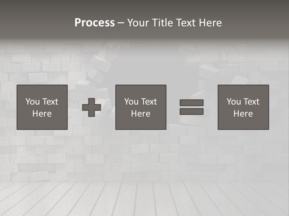 Grunge Destruction Illustration PowerPoint Template