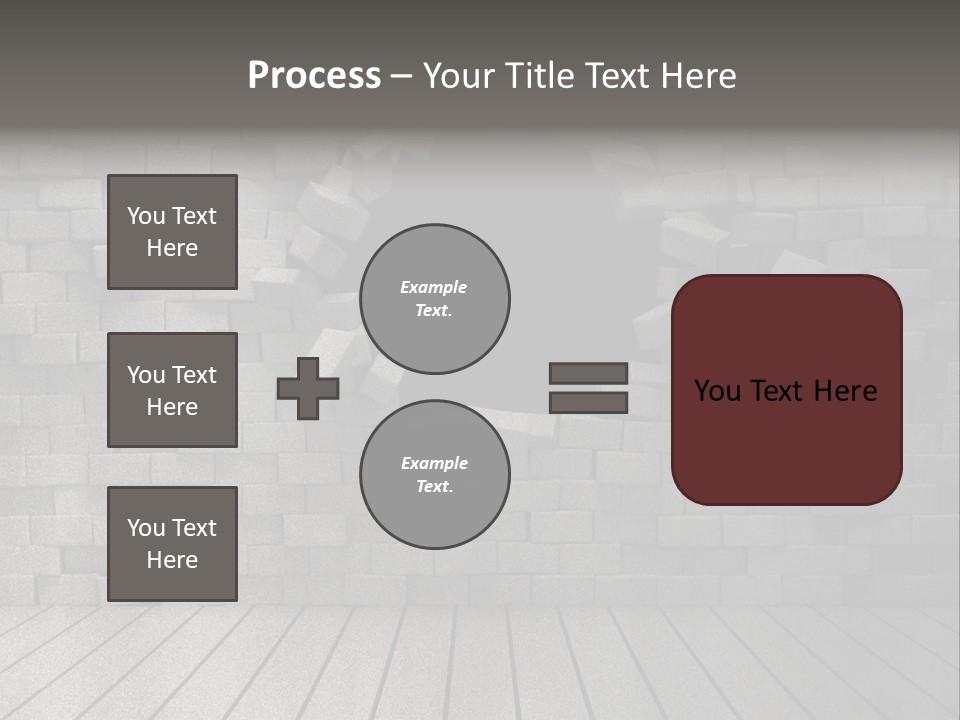 Grunge Destruction Illustration PowerPoint Template