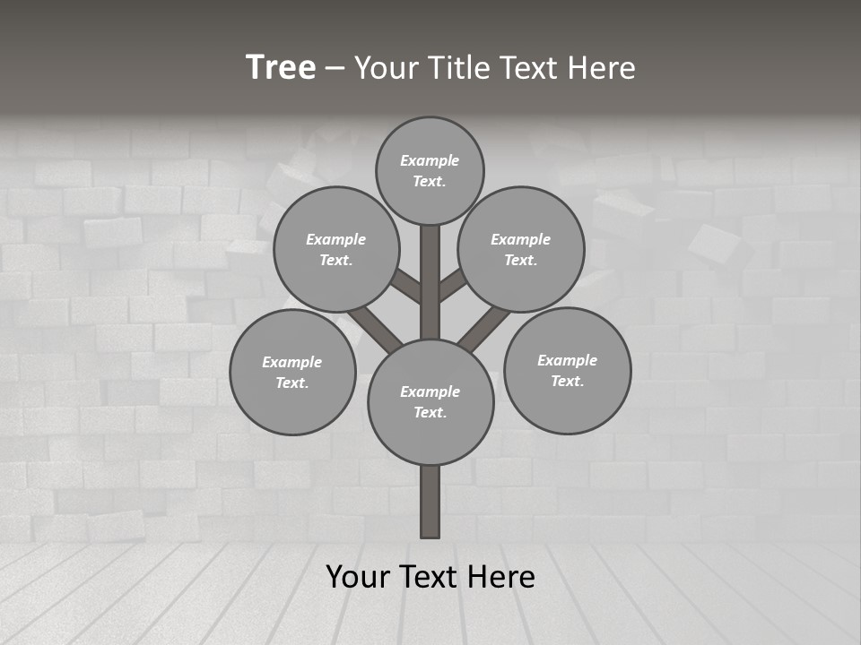 Grunge Destruction Illustration PowerPoint Template