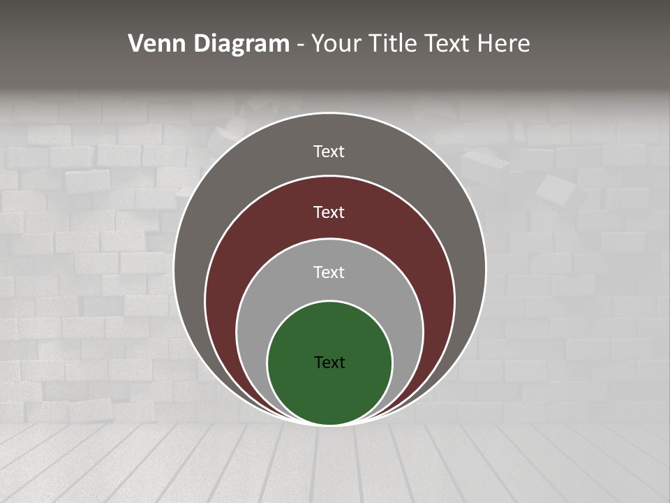 Grunge Destruction Illustration PowerPoint Template
