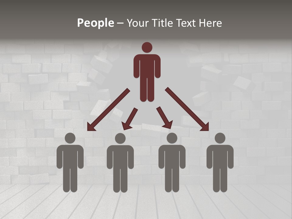 Grunge Destruction Illustration PowerPoint Template