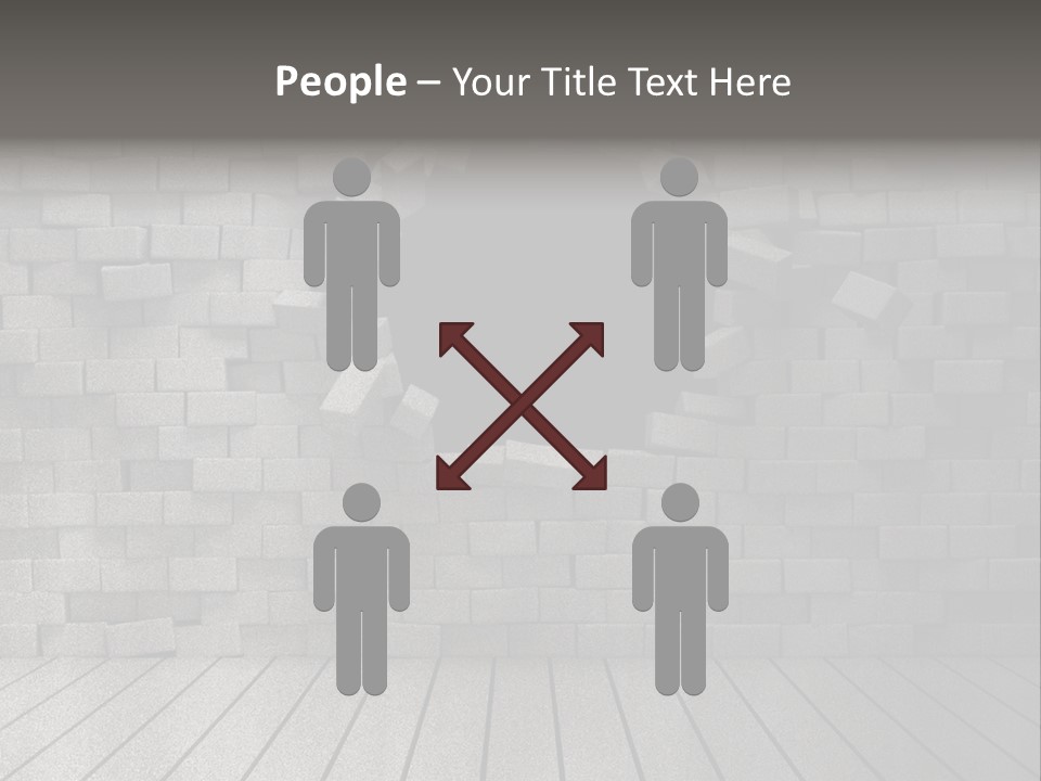 Grunge Destruction Illustration PowerPoint Template