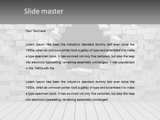 Destroy Concept Ruined PowerPoint Template