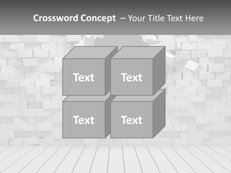 Destroy Concept Ruined PowerPoint Template