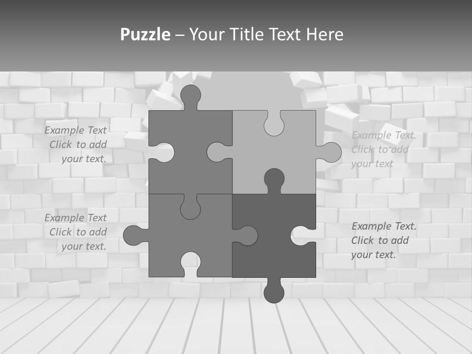 Destroy Concept Ruined PowerPoint Template