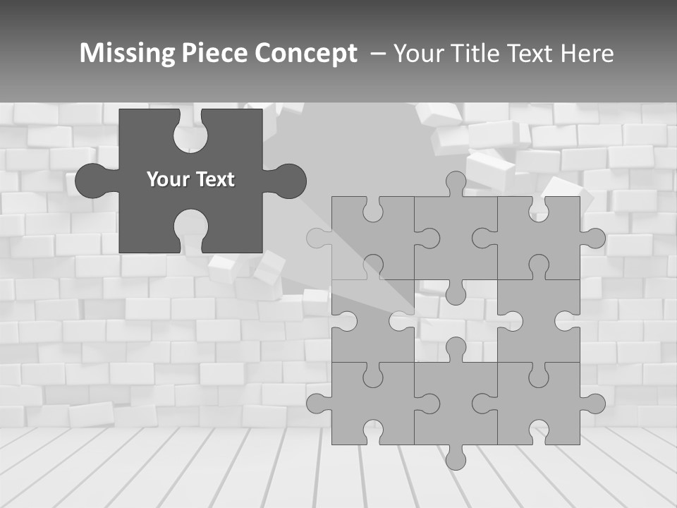 Destroy Concept Ruined PowerPoint Template