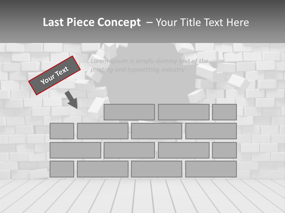 Destroy Concept Ruined PowerPoint Template