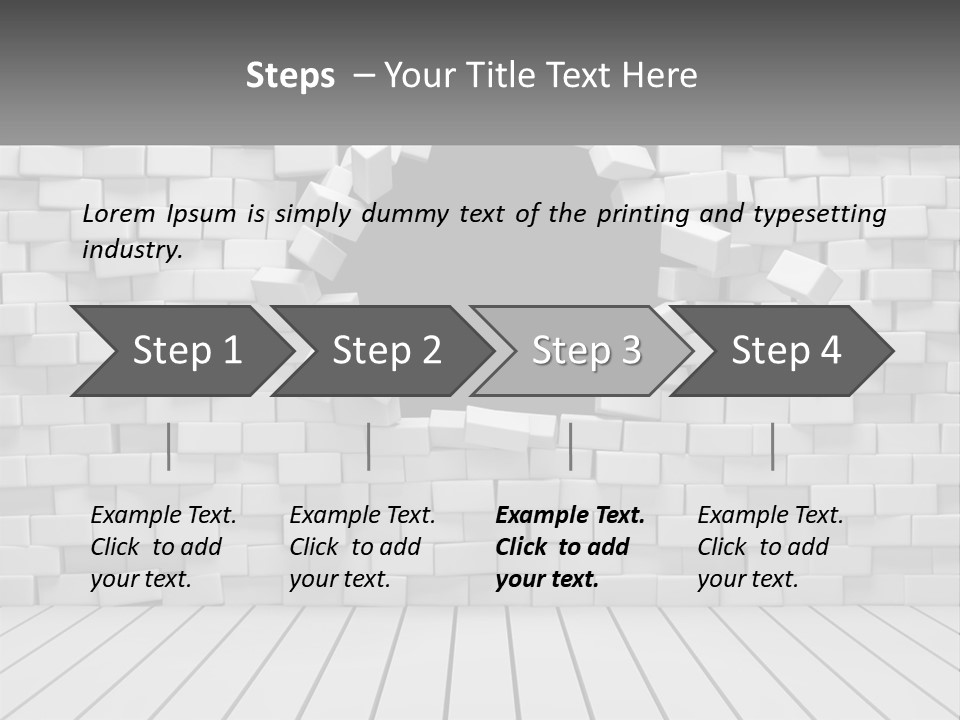 Destroy Concept Ruined PowerPoint Template