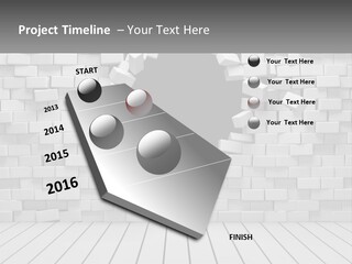 Destroy Concept Ruined PowerPoint Template