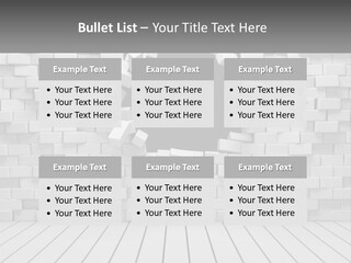 Destroy Concept Ruined PowerPoint Template