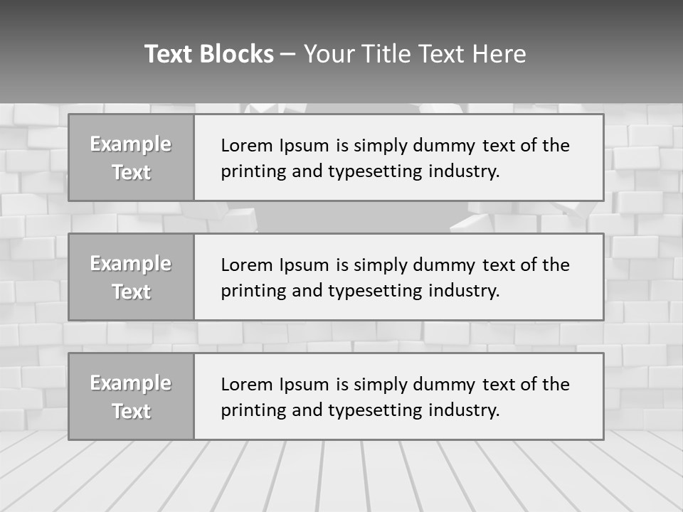 Destroy Concept Ruined PowerPoint Template