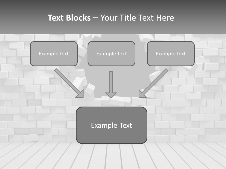 Destroy Concept Ruined PowerPoint Template