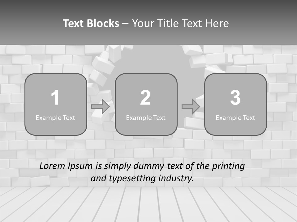 Destroy Concept Ruined PowerPoint Template
