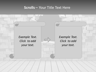 Destroy Concept Ruined PowerPoint Template