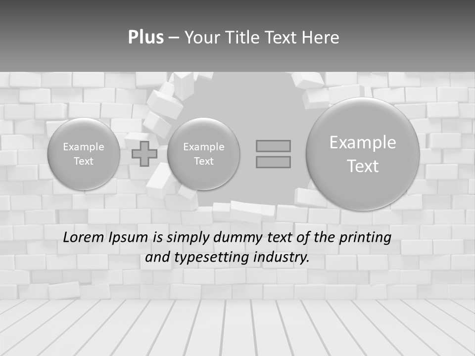 Destroy Concept Ruined PowerPoint Template