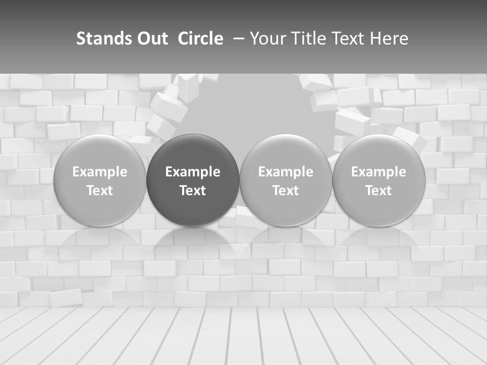 Destroy Concept Ruined PowerPoint Template