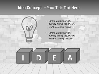 Destroy Concept Ruined PowerPoint Template
