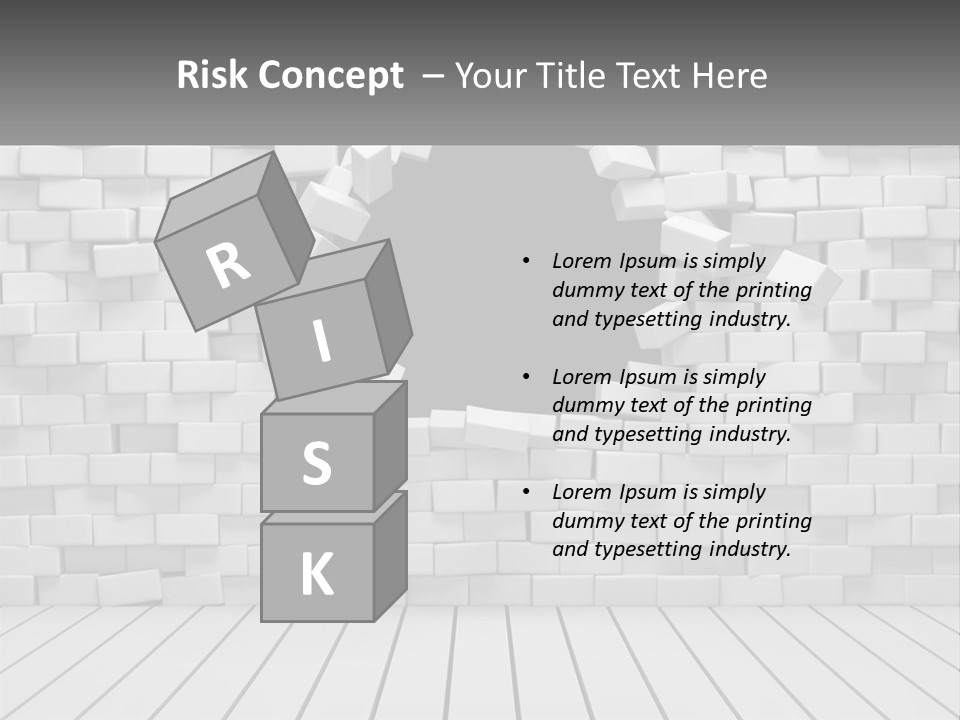 Destroy Concept Ruined PowerPoint Template