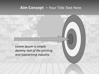 Destroy Concept Ruined PowerPoint Template