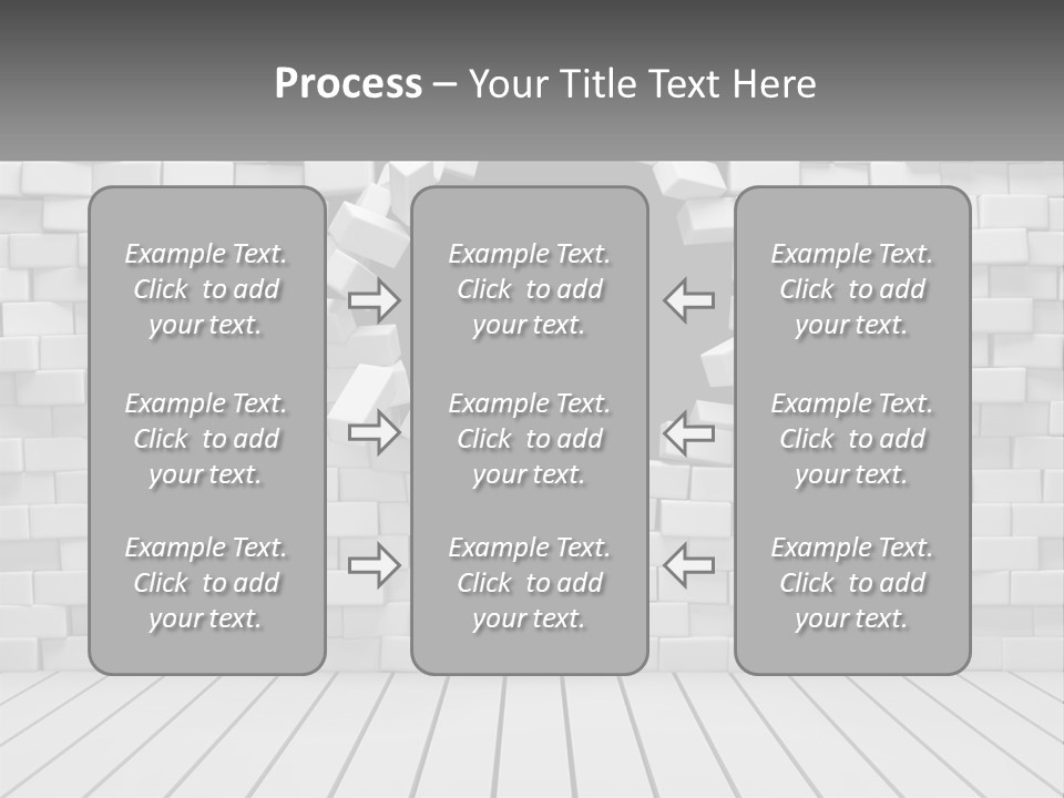 Destroy Concept Ruined PowerPoint Template