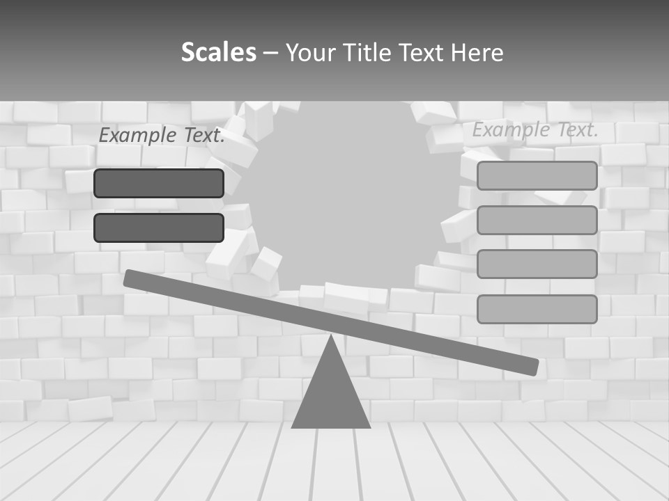 Destroy Concept Ruined PowerPoint Template